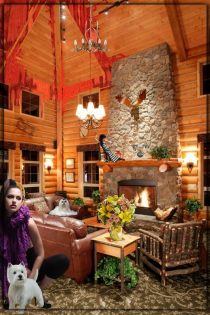 Log cabin- combinação de moda