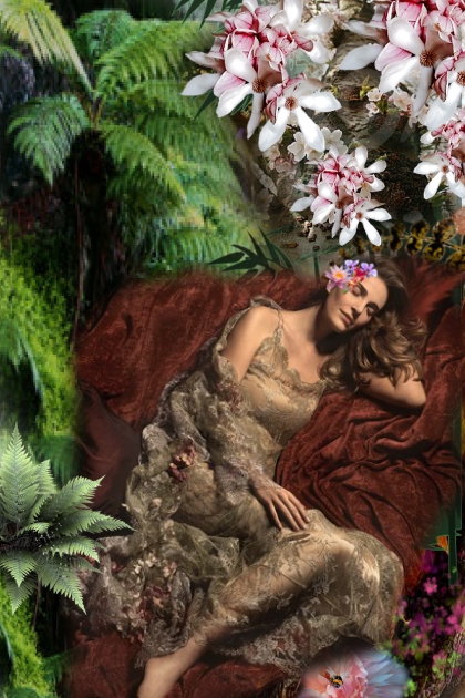 In the flowering jungle- Fashion set