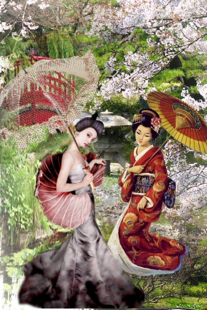 In a sakura garden- Combinazione di moda