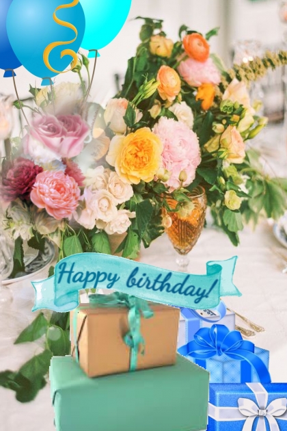 Birthday card 3- combinação de moda
