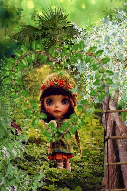 Dolly in the wood