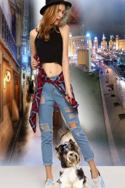 Walking the dog- Модное сочетание