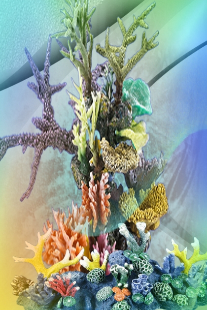 Sea plant bouquet- combinação de moda