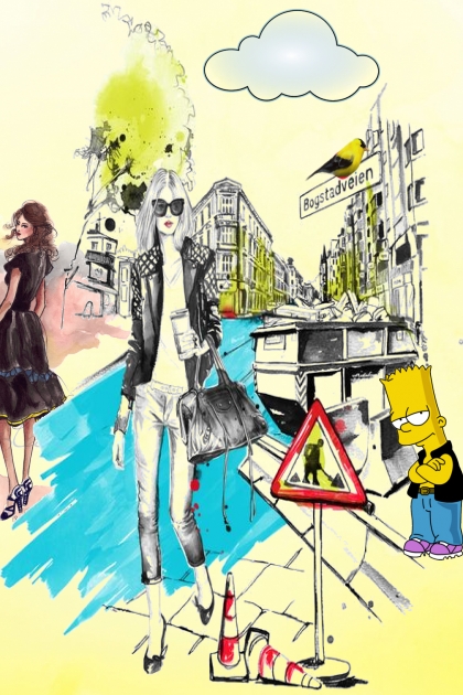 On the pavement- Combinaciónde moda