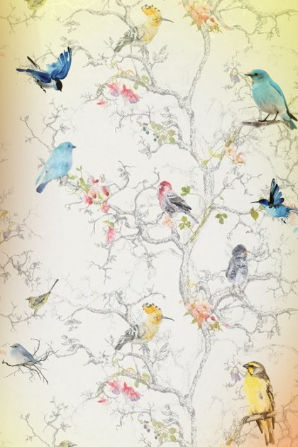 Bird tree- Combinazione di moda