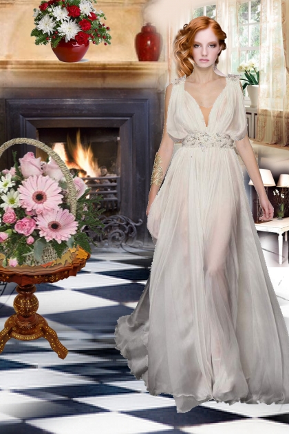 White dress- Combinazione di moda