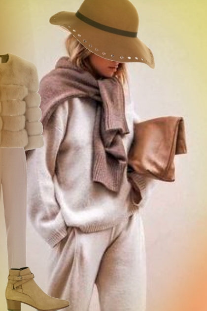 Cosy camel outfit