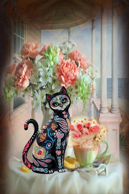 Painted cat- Fashion set