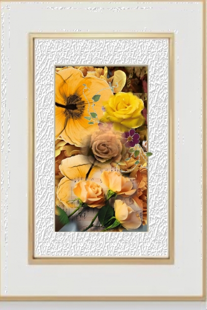 Yellow flowers 2- Combinazione di moda