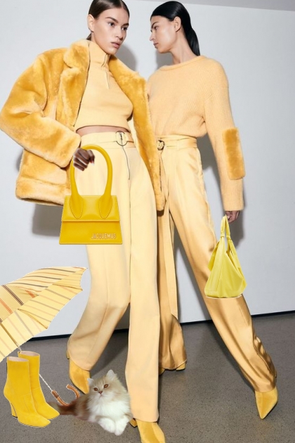 Golden yellow- Modekombination