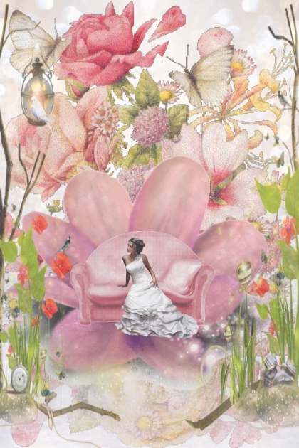 Lady of the pink flower- Kreacja