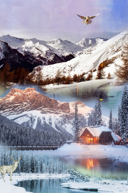 Winter in the mountains 3- Combinazione di moda