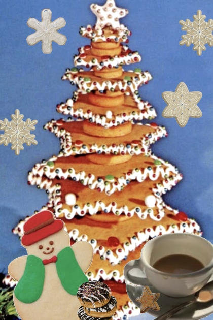 Gingerbread Xmas tree- Fashion set