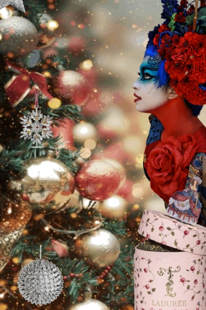 Boxes under the Christmas tree- combinação de moda