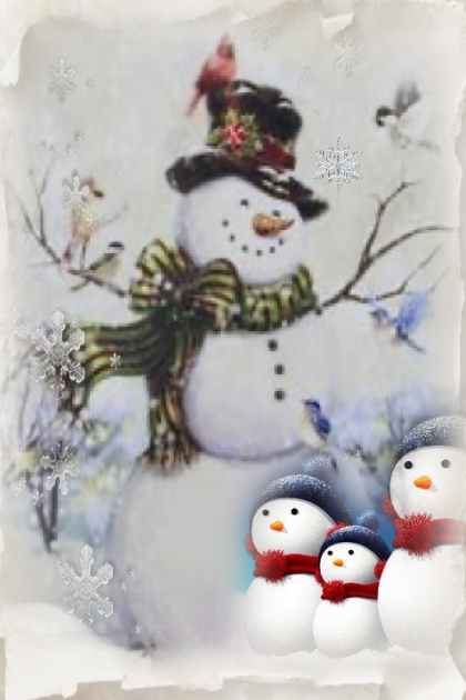 Snowman and his kids- Modna kombinacija
