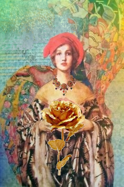 Gold rose- Modna kombinacija