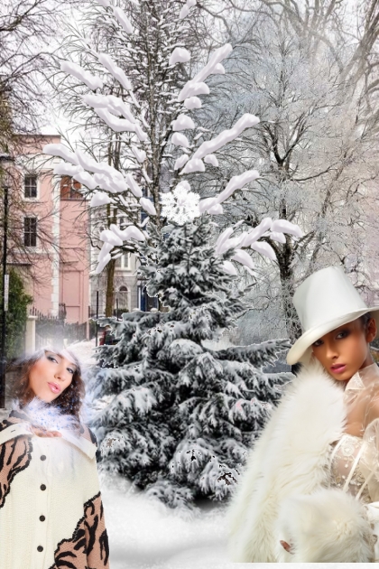 Snowy December- Модное сочетание
