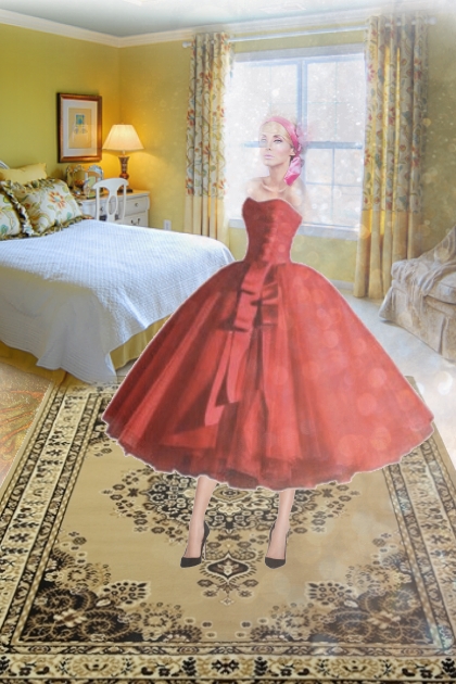 Red dress 3- Fashion set