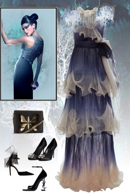 Romantic evening dress- Combinazione di moda