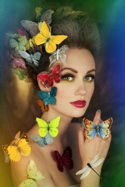 Butterfly jewels- Combinazione di moda