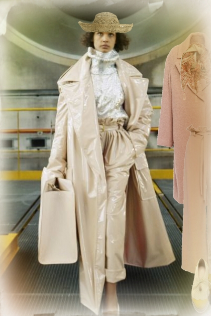 Oversize coat- combinação de moda