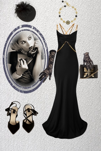 A little black dress 3- Модное сочетание