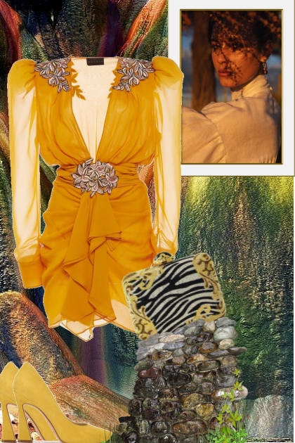 Golden silk- Модное сочетание
