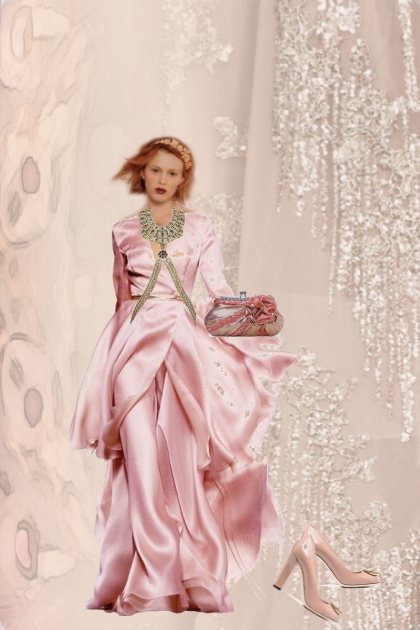 Pink dress- Combinaciónde moda