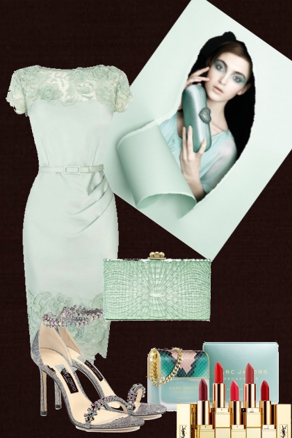 Mint coloured outfit- Combinaciónde moda