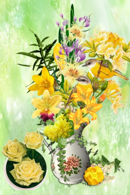 Yellow lilies- Combinaciónde moda