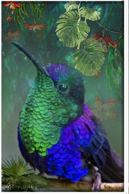 Tropical bird- Modna kombinacija