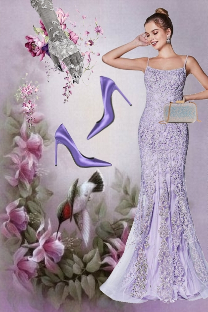 Lilac outfit- Модное сочетание