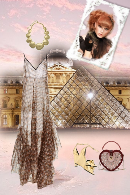 Paris chic- Combinazione di moda