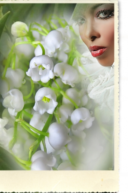 Lilies-of-the-valley lady- combinação de moda