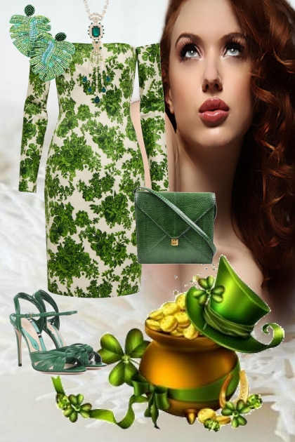 Emerald green 2- Modna kombinacija