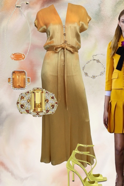 Amber gold- Fashion set