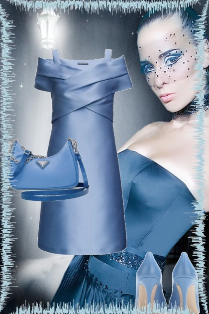 Glamorous blue- Модное сочетание