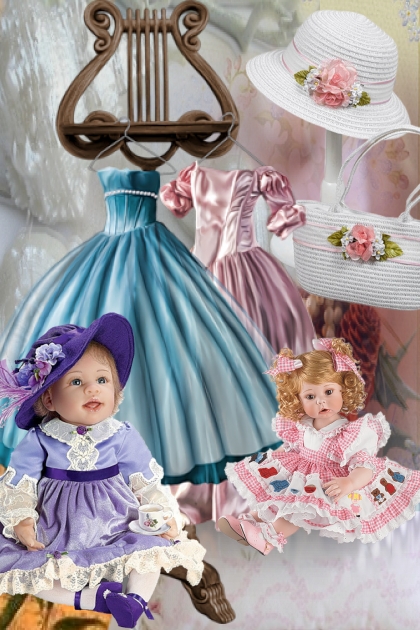 Dolls' clothes- Fashion set