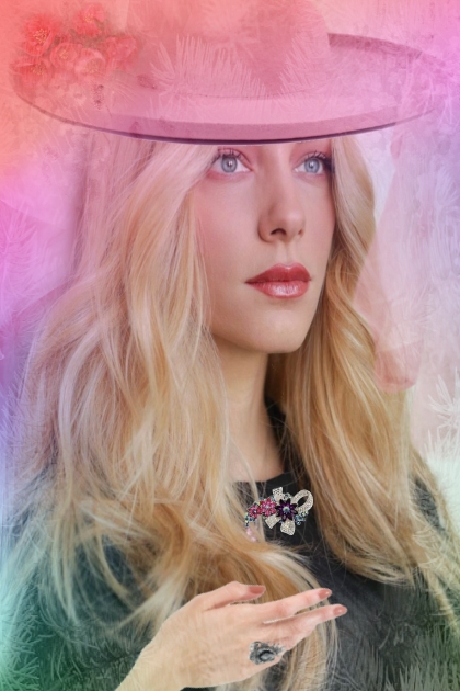 Pink hat- Модное сочетание