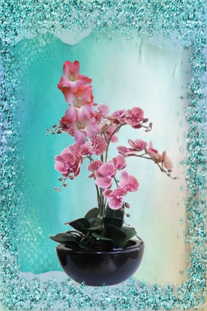 Pink orchid- Kreacja