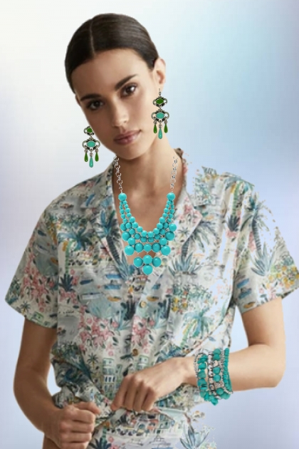 Jewels with turquoise- Modna kombinacija