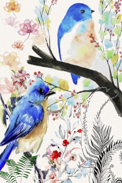 Blue birds 22- Combinaciónde moda