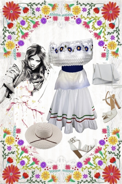 Summer white- Модное сочетание