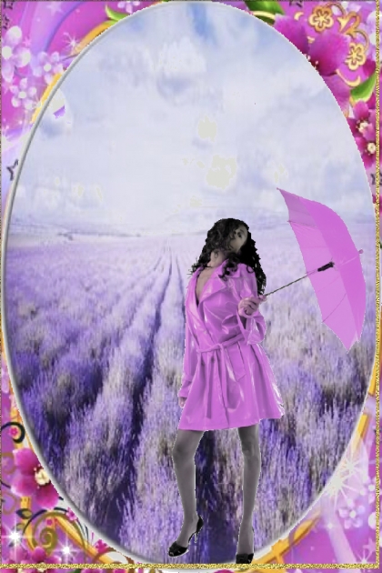 Lavender field- Modna kombinacija