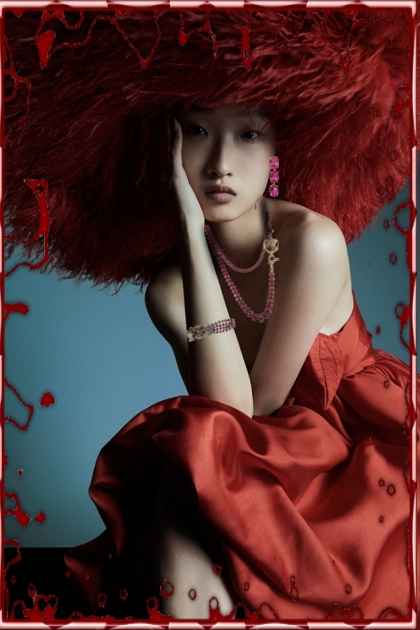 Ruby red- Модное сочетание