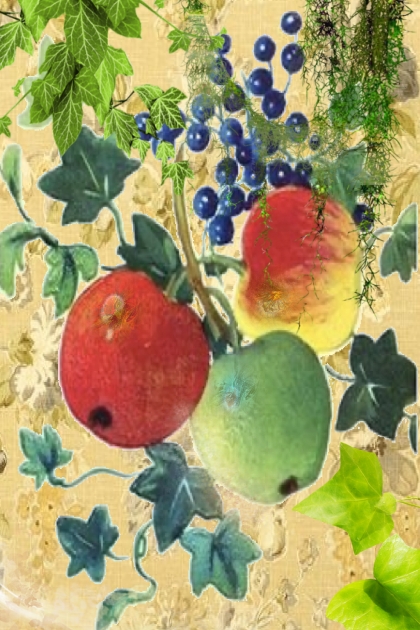 Apples and berries