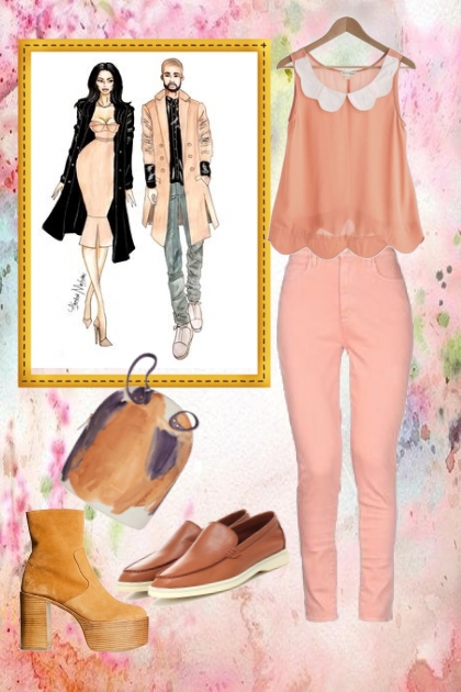 Peachy outfit 2- Combinaciónde moda