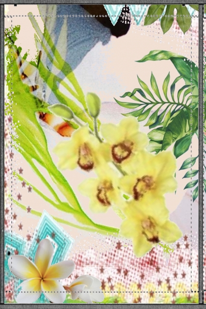 Flower collage 4- Modekombination