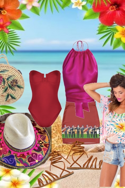 Chic swim outfit- Combinazione di moda