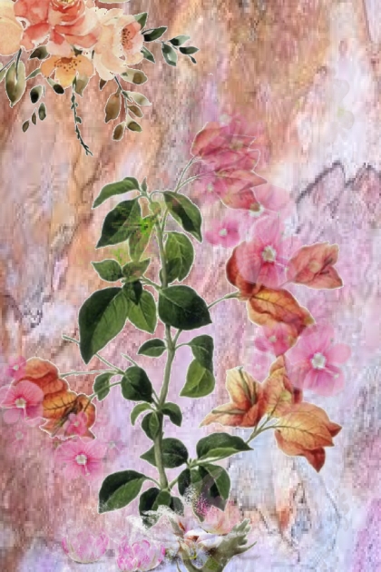 Flowers on the wall- Kreacja